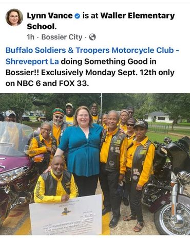 Waller Elementary Donation