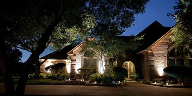 Home & business owners call Matthews Electric Services to install outdoor lighting in Rockwall TX.