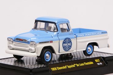 Chevrolet Apache De Luxe Fleetside Pan Am 1959 M2 Machines