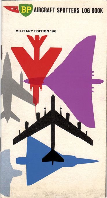 Air BP Aircraft Spotters Log Book Military Edition 1963