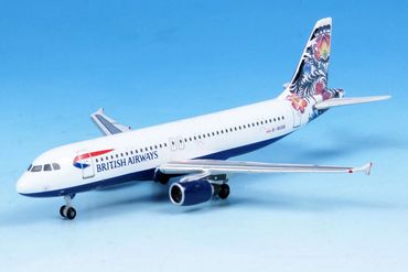 Airbus A320 British Airways Koguty Lowickie G-BUSB Gemini H&C Custom