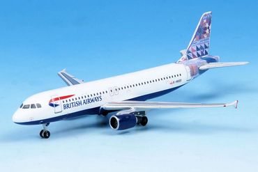 Airbus A320 British Airways Crossing Borders G-MEDD Gemini H&C Custom