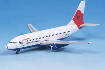 Boeing 737-200 British Airways G-BKYG "Poppy" Gemini Jets 400 Custom