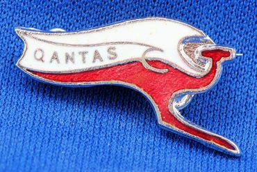 Qantas Enamel Badge by Squire