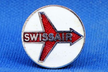 Swissair Enamel Badge by Squire