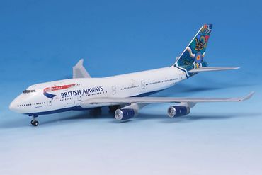 Boeing 747-436 British Airways G-BNLN "Nalanji Dreaming" Gemini Jets 400