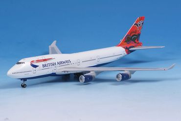 Boeing 747-436 British Airways G-BNLS "Wunula Dreaming" Gemini Jets 400