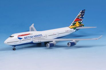 Boeing 747-436 British Airways G-BNLO "Emmly Masanabo/Ndebele" Gemini Jets 400