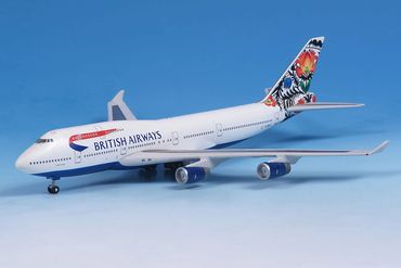 Boeing 747-436 British Airways G-BNLT "Koguty Lowicky" Gemini Jets 400