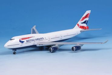 Boeing 747-436 British Airways G-BNLU Gemini Jets 400