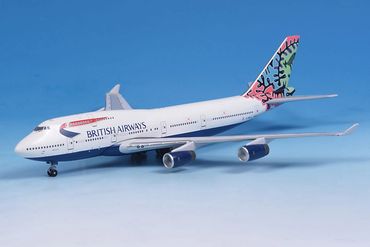 Boeing 747-436 British Airways G-BNLZ "Animals and Trees" Big Bird 400