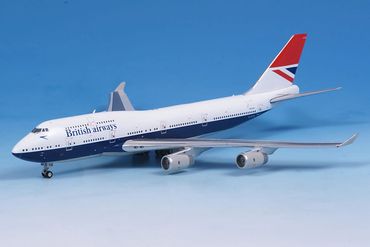 Boeing 747-436 British Airways G-CIVB "Negus Retro 100 years" Gemini Jets 400