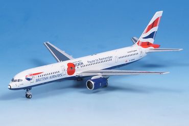 Boeing 757-200 British Airways G-BMRB "Poppy" NG Models