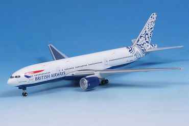 Boeing 777-200 British Airways G-RAES "Delftblue Daybreak" Gemini Jets 400 Custom