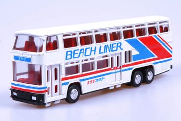 Neoplan Double Decker Beachliner ANA All Nippon Airways Bus B-49 Diapet 01642 1:60