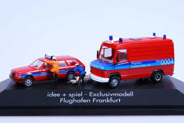 Mercedes-Benz T2 Mercedes-Benz E320 Preisermännchen Flughafen Frankfurt Herpa 225083