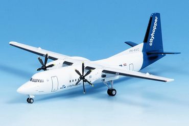 Fokker F50 KLM Cityhopper PH-KVC Herpa 559652