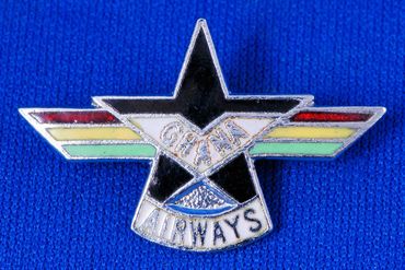 Ghana Airways Enamel Badge by Squire