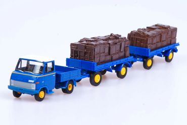 Hanomag Henschel ENSER Flughafen Baggage Cart Brekina 37605