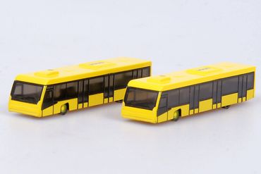 Airport Bus x2 Yellow Herpa Scenix 200 558631
