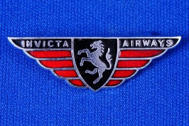 Invicta Airways Enamel Badge by Squire