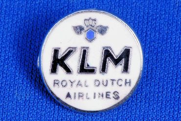 KLM - Royal Dutch Airlines Enamel Badge by Squire