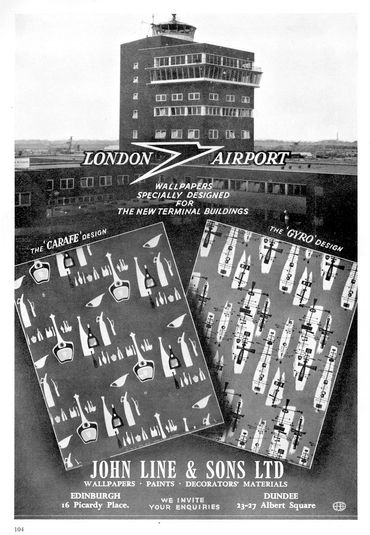 Advert from Braemar Gathering Book 1955 - Robert Line & Sons Ltd