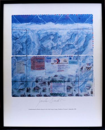 LHR Terminal 1 Print Commisioned By British Airways 1991 Jaroslav Bradac