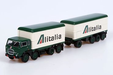 LKW Fiat 690 Millepiedi Alitalia Brekina 58432