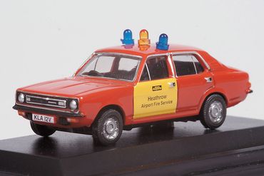 Morris Marina Heathrow Airport Fire Service Oxford Diecast 76MAR005