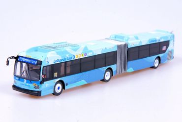New Flyer Excelsior Articulated Transit Bus - MTA La Guardia Link Iconic Replica 87-0528