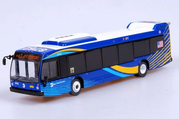 Nova Bus LFSD Transit Bus MTA New York JFK Iconic Replicas 87-0498