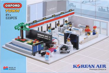 Korean Airline Check-in Counter Oxford Bricks