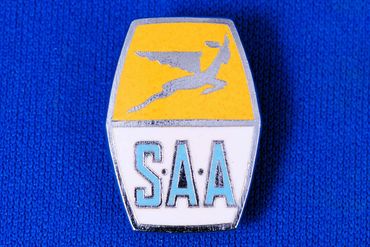 South African Airways Enamel Badge by Squire