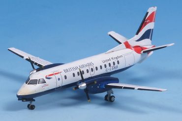 Saab 340B British Airways G-LGNB "Union Flag" Gemini Jets 400