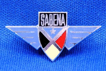 Sabena Enamel Badge by Squire