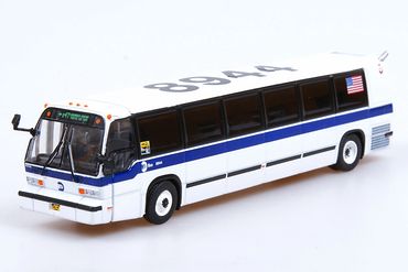 TMC RTS Transit Bus New York City Bus La Guardia Airport Iconic Replicas 87-0397