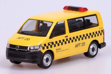 VW T6 Bus, Fraport MASU APT 20 Frankfurt Airport Herpa 095112