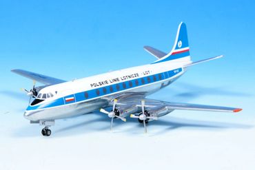 Vicker V.800 Viscount LOT SP-LVC Herpa 554657