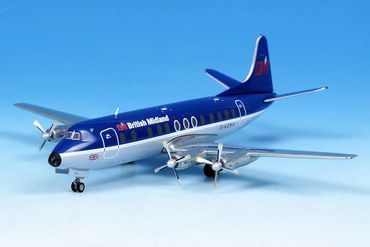 Vickers Viscount 800 British Midland G-AZNA Herpa 550501