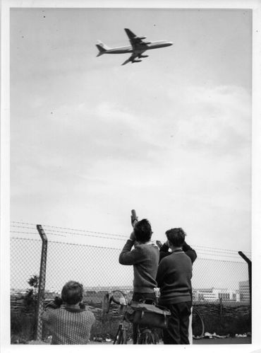 Planespotting at London Airport circa 1963