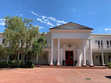 Luxury home facade with elegant architectural design and premium finishes