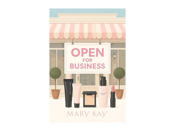 mkPRO Beauty Studio with facial bed pink stool mary kay products professional skincare equipment