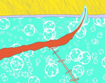 Marilyn Hill, Multi-disciplinary Artist, Digital Art, Drawing, Collage, IPad SHAPE DRAWINGS