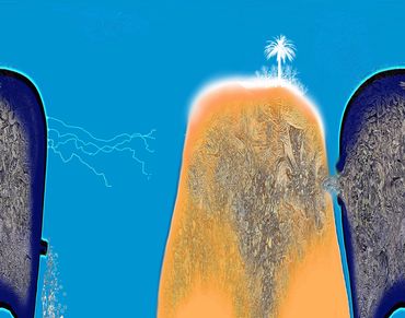 Marilyn Hill, Multi-disciplinary Artist, Digital Art, Drawing, Collage, IPad SHAPE DRAWINGS