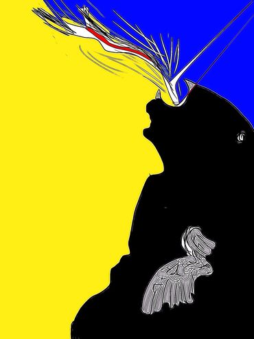 Marilyn Hill, Multi-disciplinary Artist, Digital Art, IPad Drawing,BEAST Creatures, Monsters