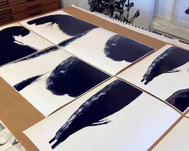 Marilyn Hill, Multi-disciplinary Artist, Digital Art, IPad Drawing,BEAST Creatures, Monsters