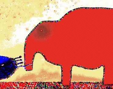 Marilyn Hill, Multi-disciplinary Artist, Digital Art, IPad Drawing,BEAST Creatures, Monsters