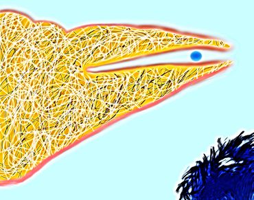 Marilyn Hill, Multi-disciplinary Artist, Digital Art, IPad Drawing,BEAST Creatures, Monsters