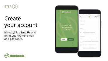 Create your Huebsch account.
